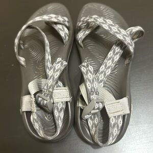 Grey and black Chaco sandals! Size women’s 10